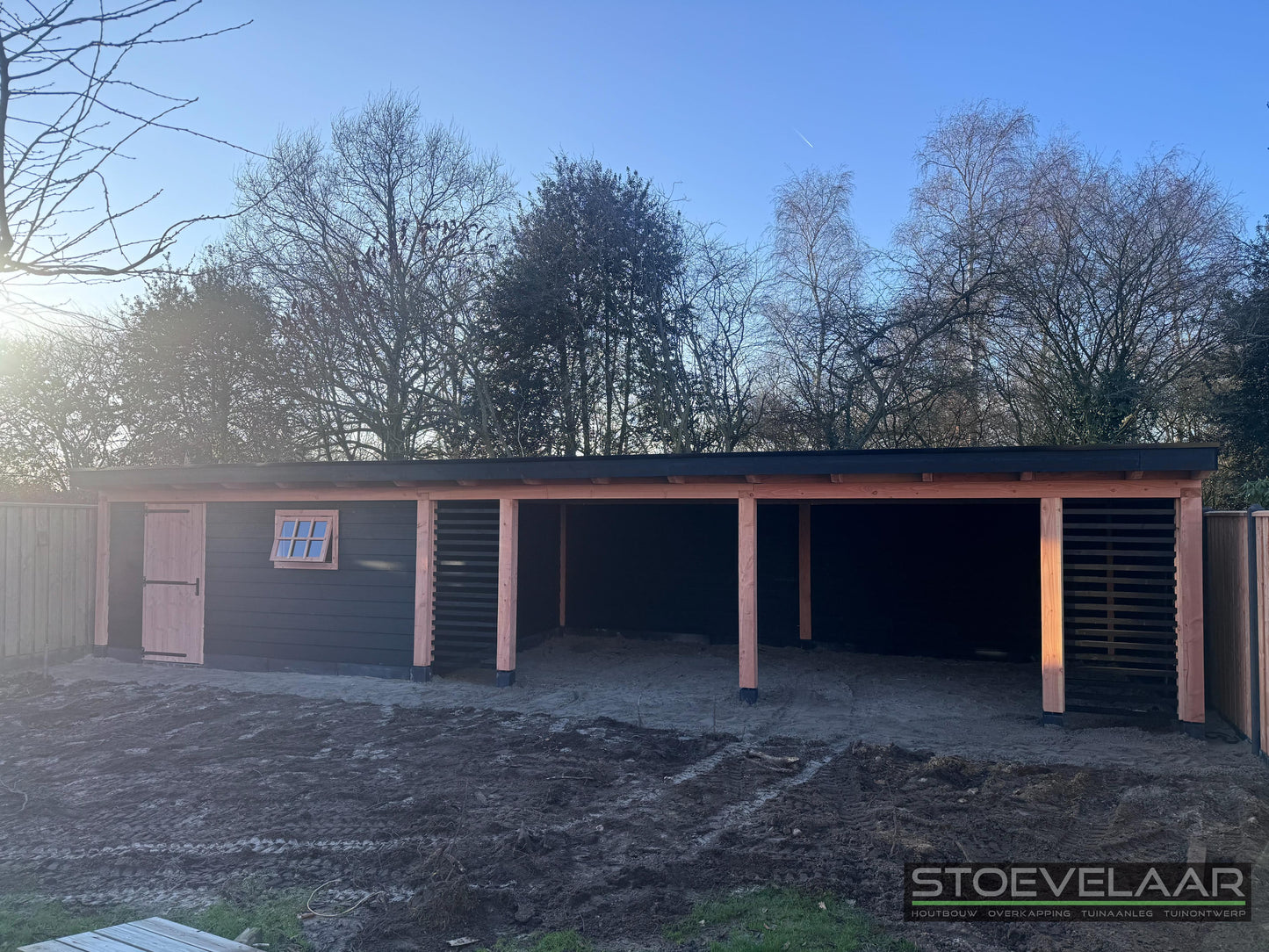 Douglas overkapping XXL met opbergruimte