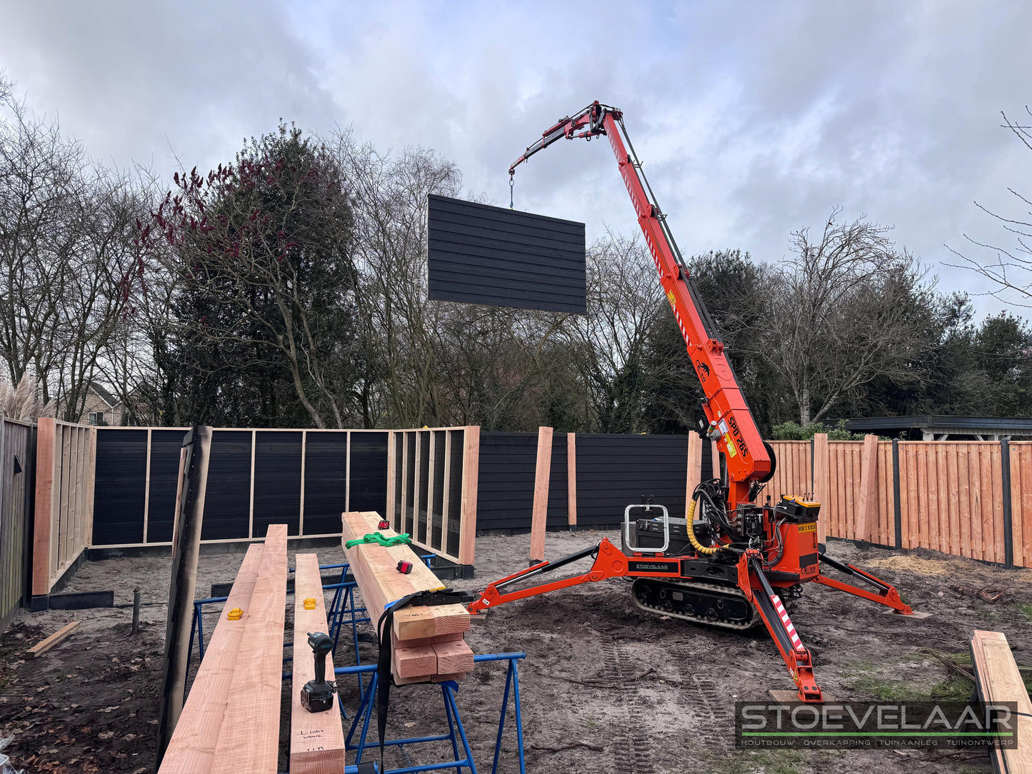 Douglas overkapping XXL met opbergruimte