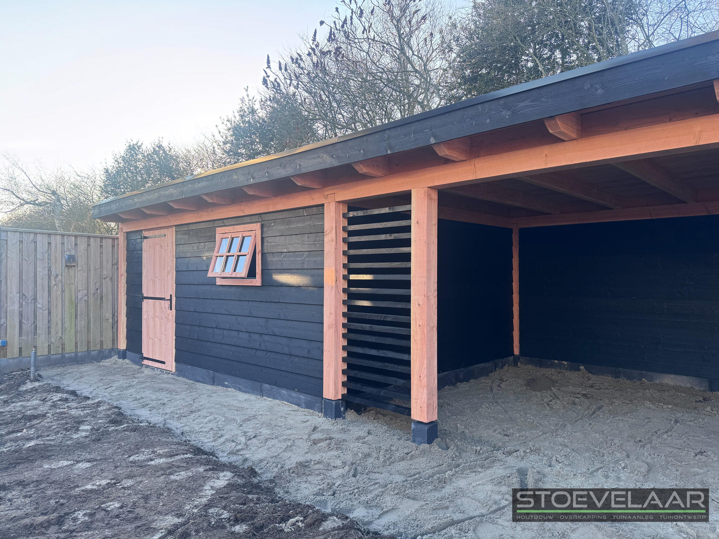 Douglas overkapping XXL met opbergruimte