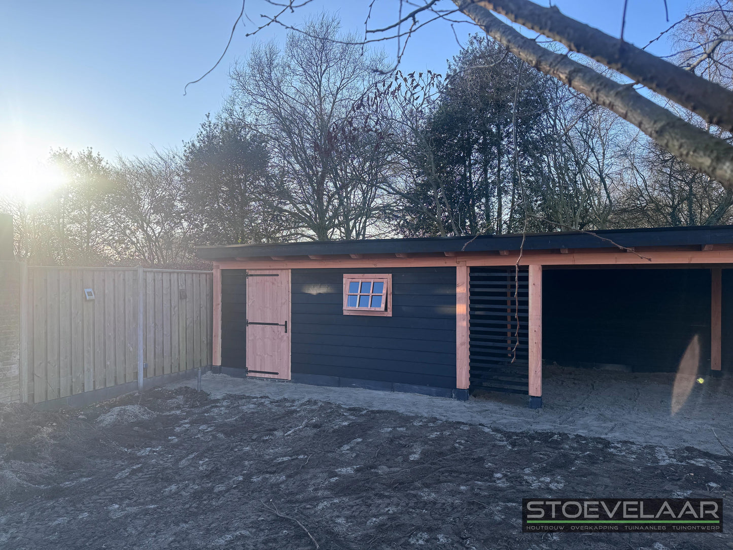 Douglas overkapping XXL met opbergruimte